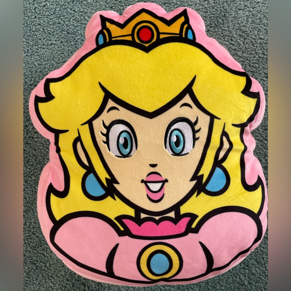 Princess Character Pillow - Pink and Yellow